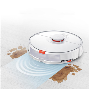 Roborock S7 Wet&Dry, vacuuming and mopping, white - Robot vacuum cleaner