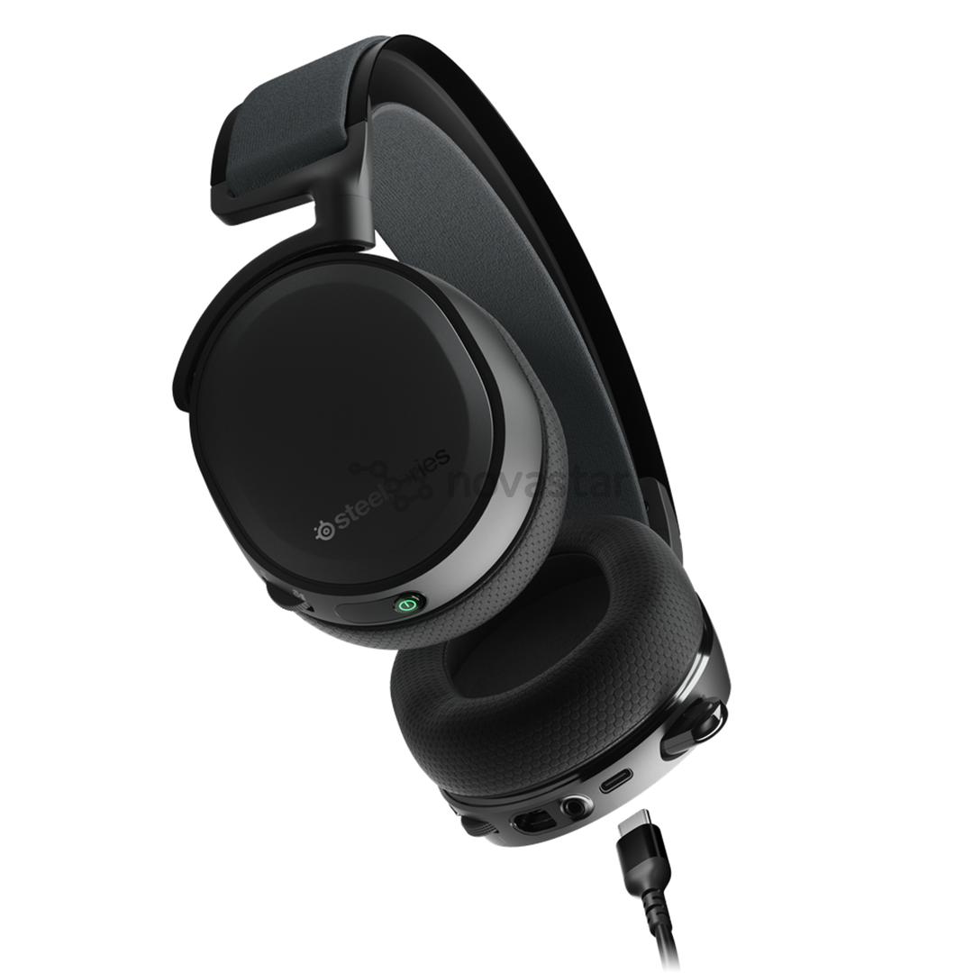 Ausinės SteelSeries Arctis 7+, Belaidės, Juodos