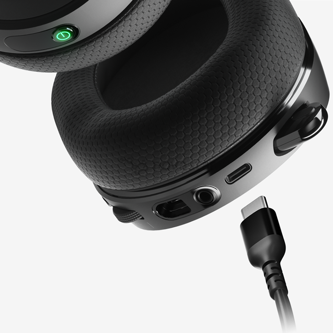 Ausinės SteelSeries Arctis 7+, Belaidės, Juodos