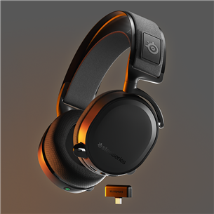 Ausinės SteelSeries Arctis 7+, Belaidės, Juodos