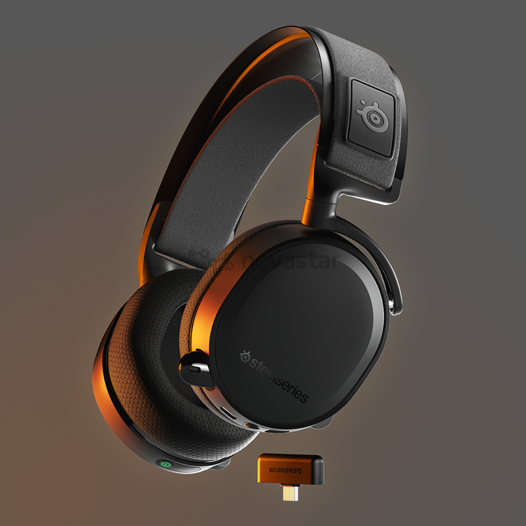 Ausinės SteelSeries Arctis 7+, Belaidės, Juodos