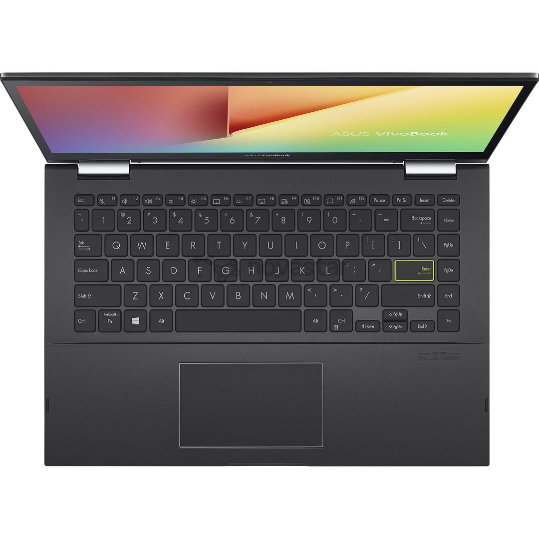 Nešiojamas kompiuteris ASUS VivoBook Flip 14 TP470EA/Intel® Core™ i3-1115G4/Intel UHD Graphics/256 GB SSD; 8 GB RAM/W10H/ENG