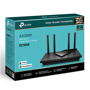 WiFi router TP-Link AX55 AX3000 Dual Band Gigabit Wi-Fi 6