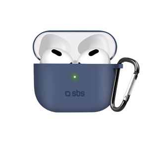 Dėklas SBS AirPods 3, Silikoninis, Blue