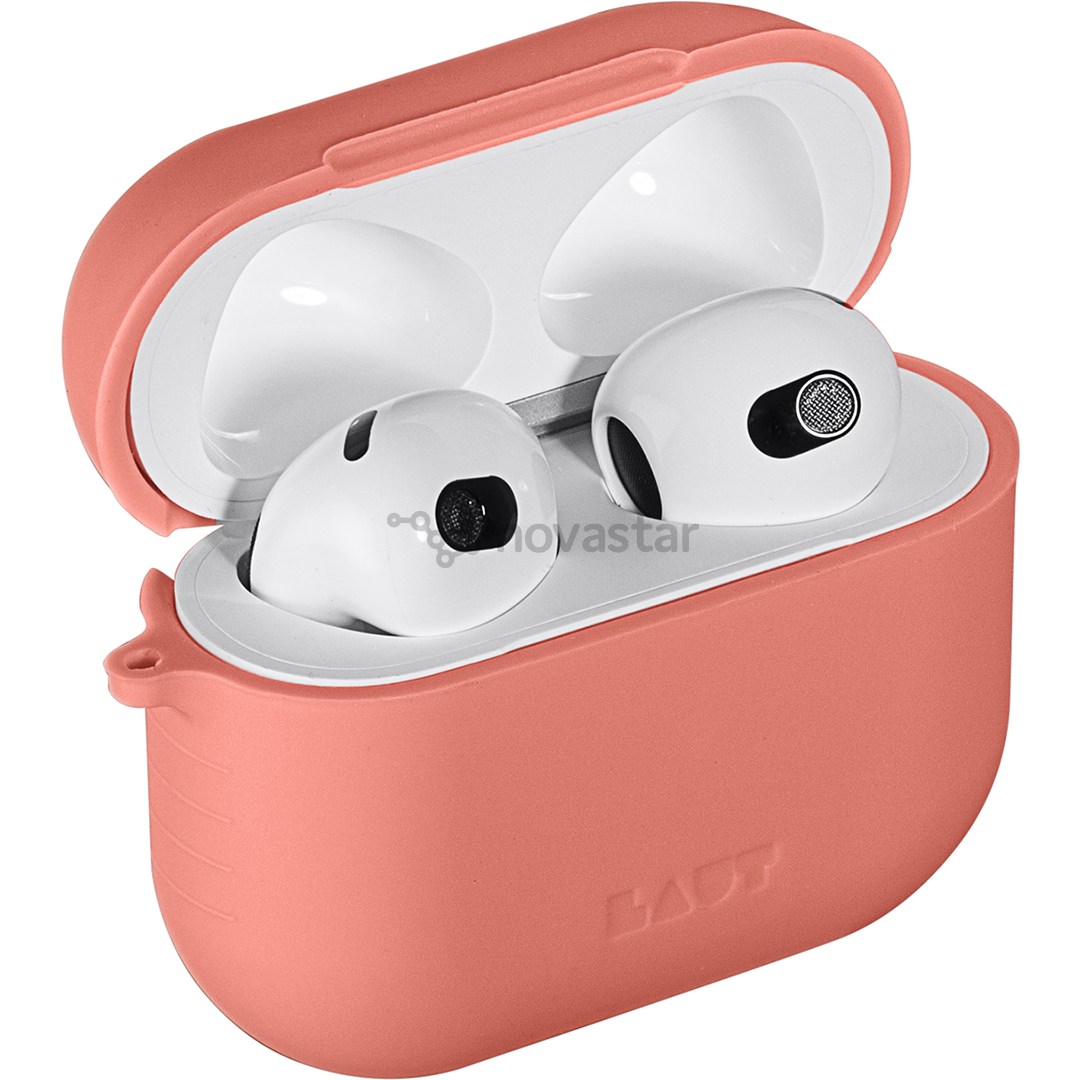 Dėklas AirPods 3 Laut POD, Silikoninis, Coral