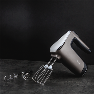 Tefal PowerMix Silence, 600 W, dark grey - Hand mixer