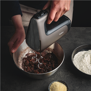 Tefal PowerMix Silence, 600 W, dark grey - Hand mixer