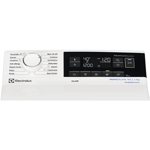 Electrolux, PerfectCare 700, 7 kg, depth 60 cm, 1300 rpm - Top Load Washing Machine