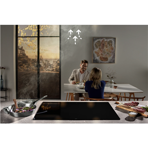 Electrolux, 380 m³/h, width 89.8 cm, black - Built-in Cooker Hood