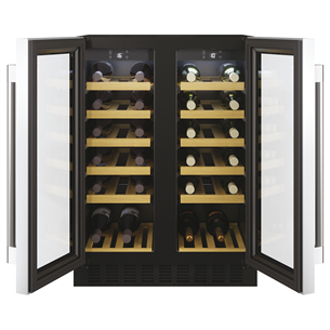 Hoover, 38 bottles, height 82 cm, black - Wine Cooler