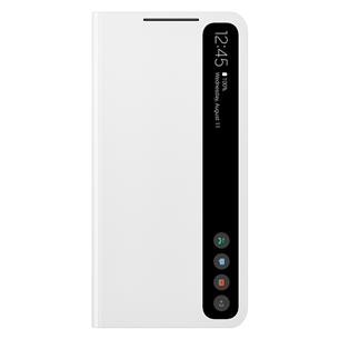 Dėklas Samsung Galaxy S21 FE Smart Clear View, White