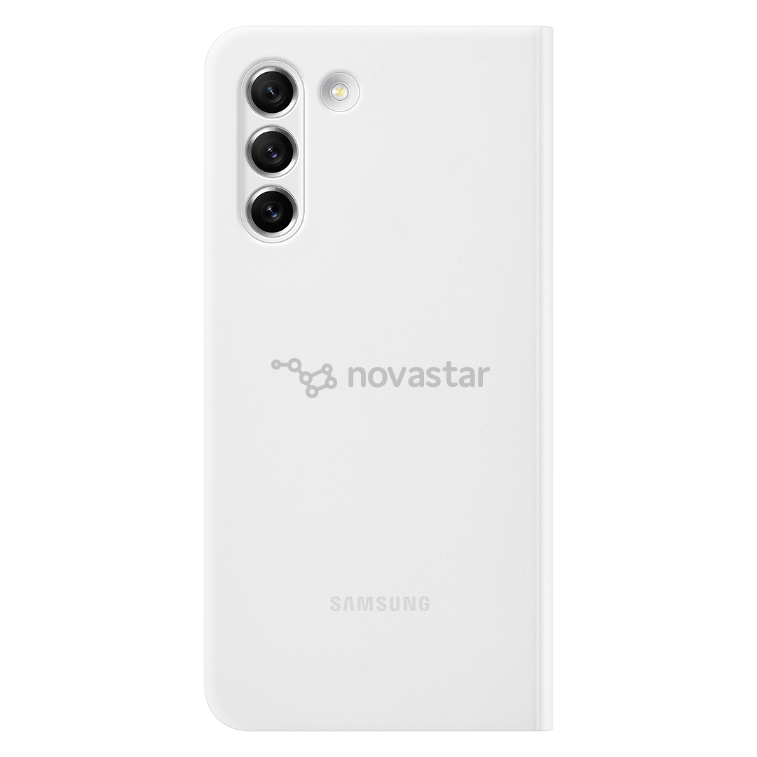 Dėklas Samsung Galaxy S21 FE Smart Clear View, White