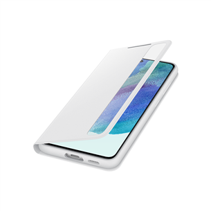 Dėklas Samsung Galaxy S21 FE Smart Clear View, White