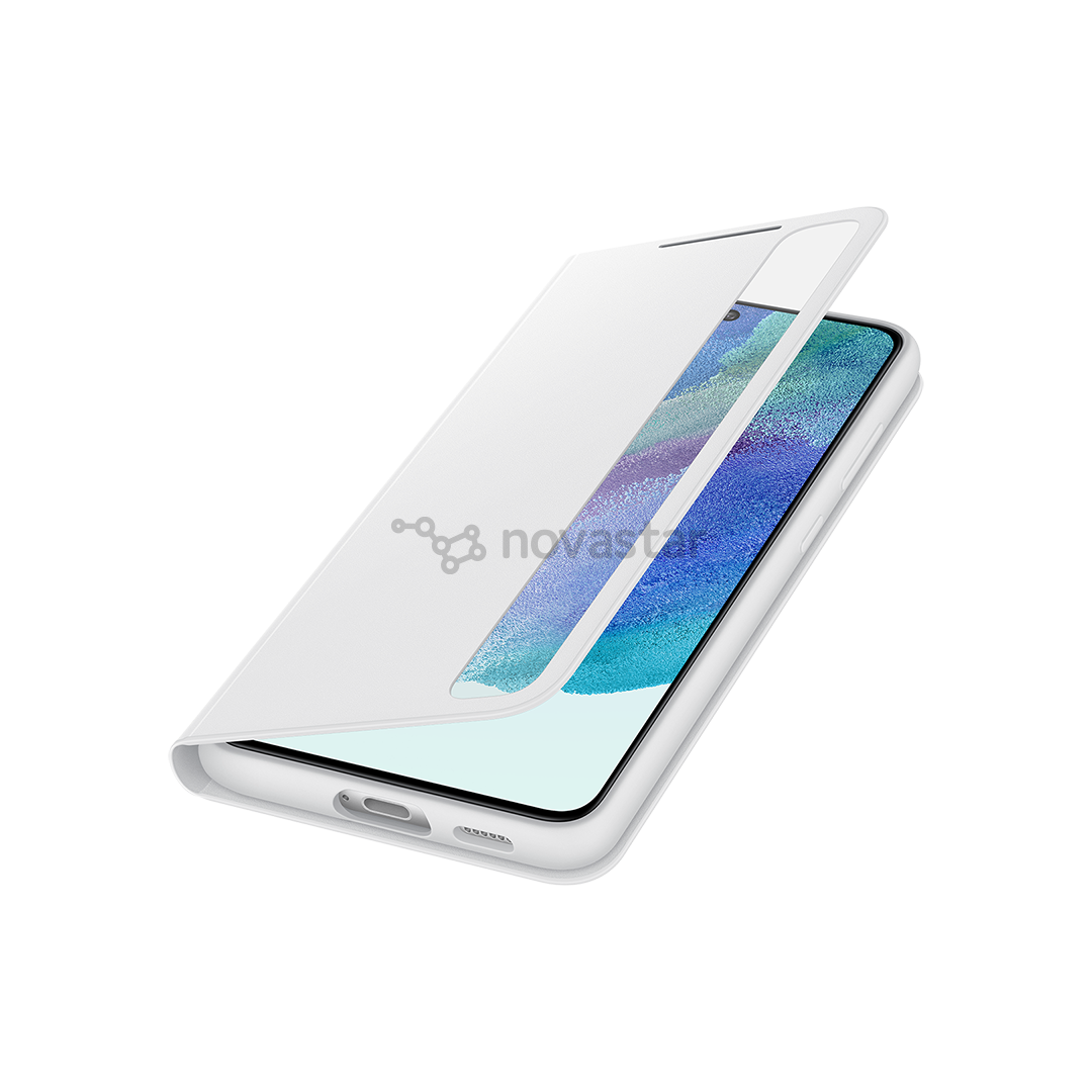Dėklas Samsung Galaxy S21 FE Smart Clear View, White