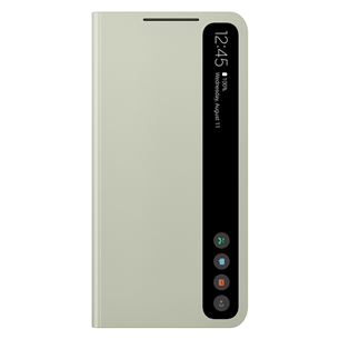 Dėklas Samsung Galaxy S21 FE Smart Clear View, Olive