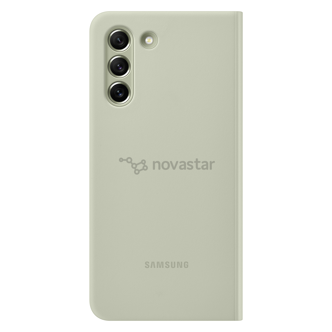 Dėklas Samsung Galaxy S21 FE Smart Clear View, Olive