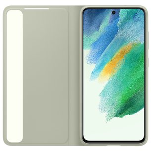 Dėklas Samsung Galaxy S21 FE Smart Clear View, Olive
