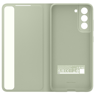 Dėklas Samsung Galaxy S21 FE Smart Clear View, Olive