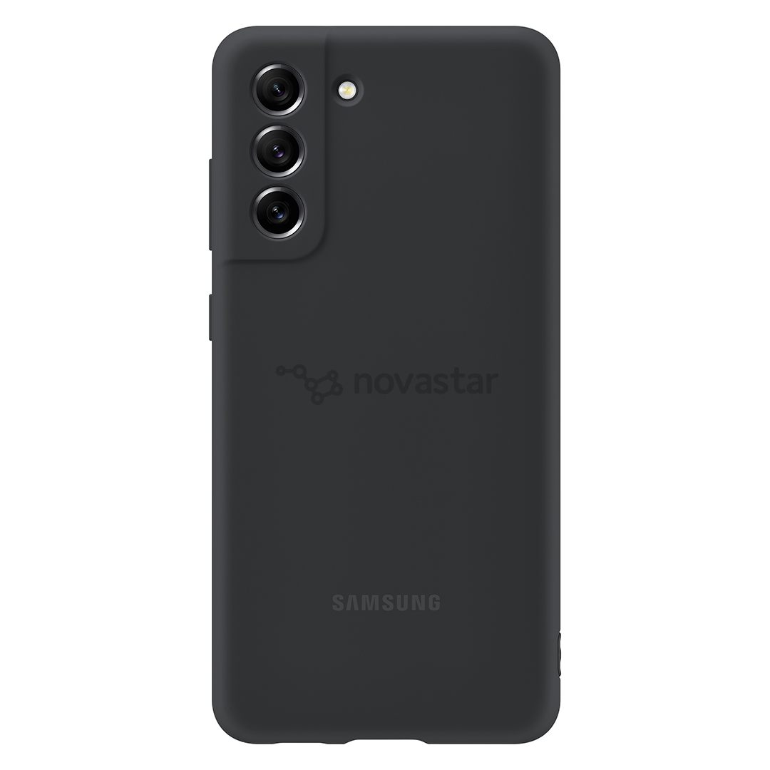 Dėklas Samsung Galaxy S21 FE, Silikoninis, Dark Grey