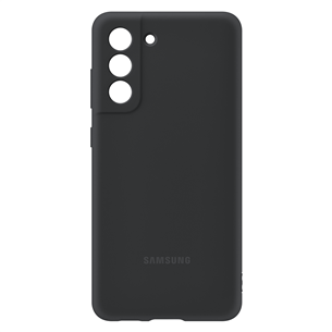 Dėklas Samsung Galaxy S21 FE, Silikoninis, Dark Grey