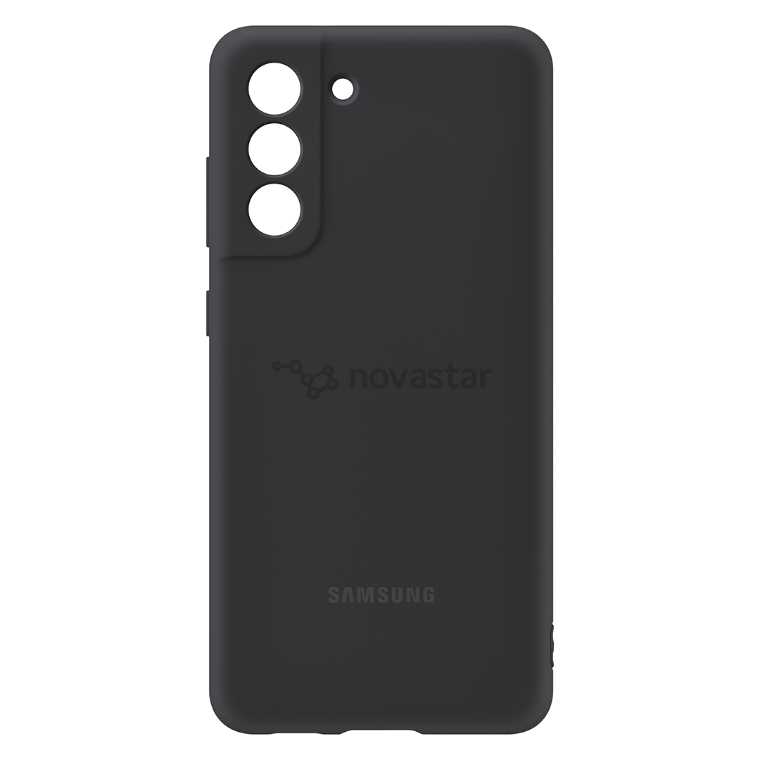 Dėklas Samsung Galaxy S21 FE, Silikoninis, Dark Grey