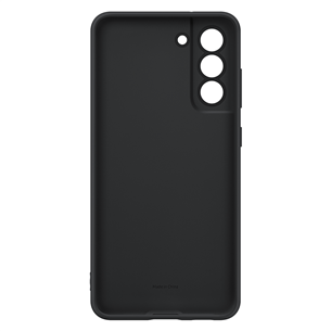 Dėklas Samsung Galaxy S21 FE, Silikoninis, Dark Grey