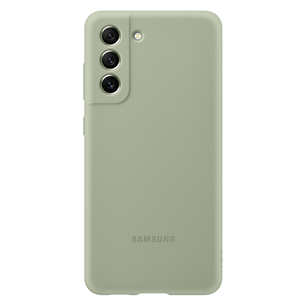 Dėklas Samsung Galaxy S21 FE, Silikoninis, Olive