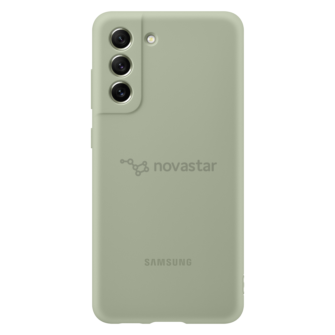 Dėklas Samsung Galaxy S21 FE, Silikoninis, Olive