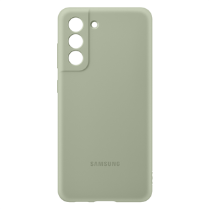 Dėklas Samsung Galaxy S21 FE, Silikoninis, Olive