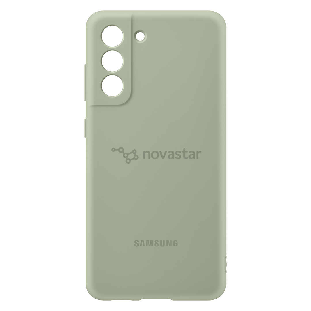 Dėklas Samsung Galaxy S21 FE, Silikoninis, Olive