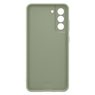 Dėklas Samsung Galaxy S21 FE, Silikoninis, Olive