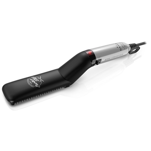 GA.MA Barber Style, 165 °C, black/silver - Beard straightener