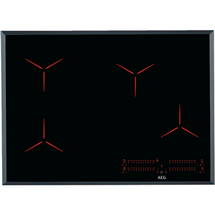 AEG, width 71 cm, frameless, black - Built-in Induction Hob IPE74541FB