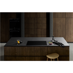 AEG, width 71 cm, frameless, black - Built-in Induction Hob