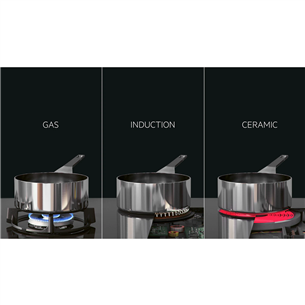 AEG, width 71 cm, frameless, black - Built-in Induction Hob