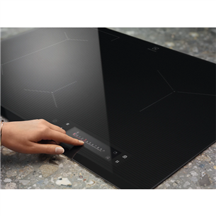 Electrolux 900 SensePro, width 78 cm, frameless, dark grey - Built-in Induction Hob