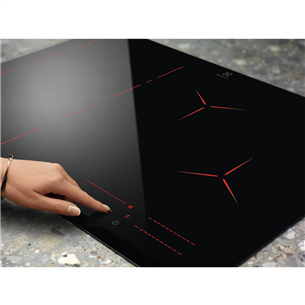 Electrolux 300 Pure, width 78 cm, frameless, black - Built-in Induction Hob