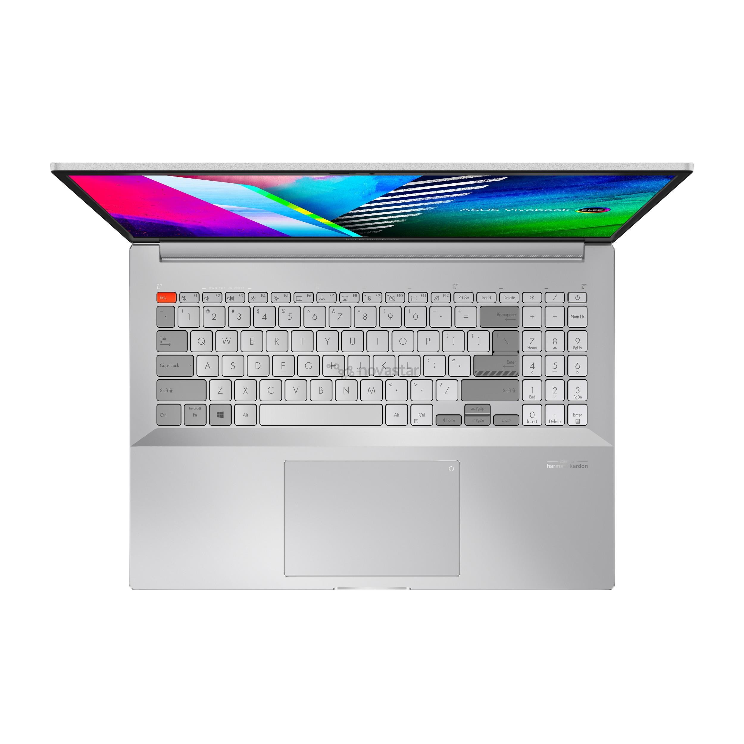 Nešiojamas kompiuteris Asus Vivobook Pro 16X OLED /Intel® Core™ i5-11300H/ RTX™ 3050 4GB/512 GB SSD; 16 GB RAM/W11P/ENG