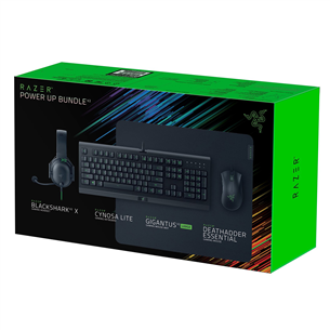Razer Power Up Bundle V2, US, black - Keyboard, Mouse, Headphones Bundle