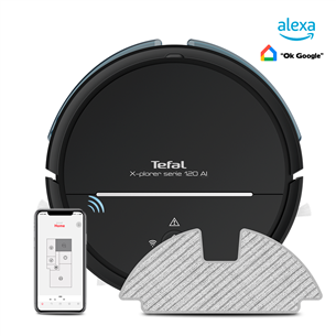 Dulkių siurblys robotas Tefal X-plorer S120 Animal & Allergy, Wet&Dry