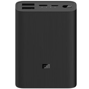 Xiaomi Mi Power Bank 3 Ultra Compact, 10000 mAh, 22.5 W, black - Išorinė baterija BHR4412GL