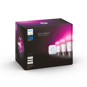 Philips Hue White and Color Ambiance, E27 - Smart lights starter pack