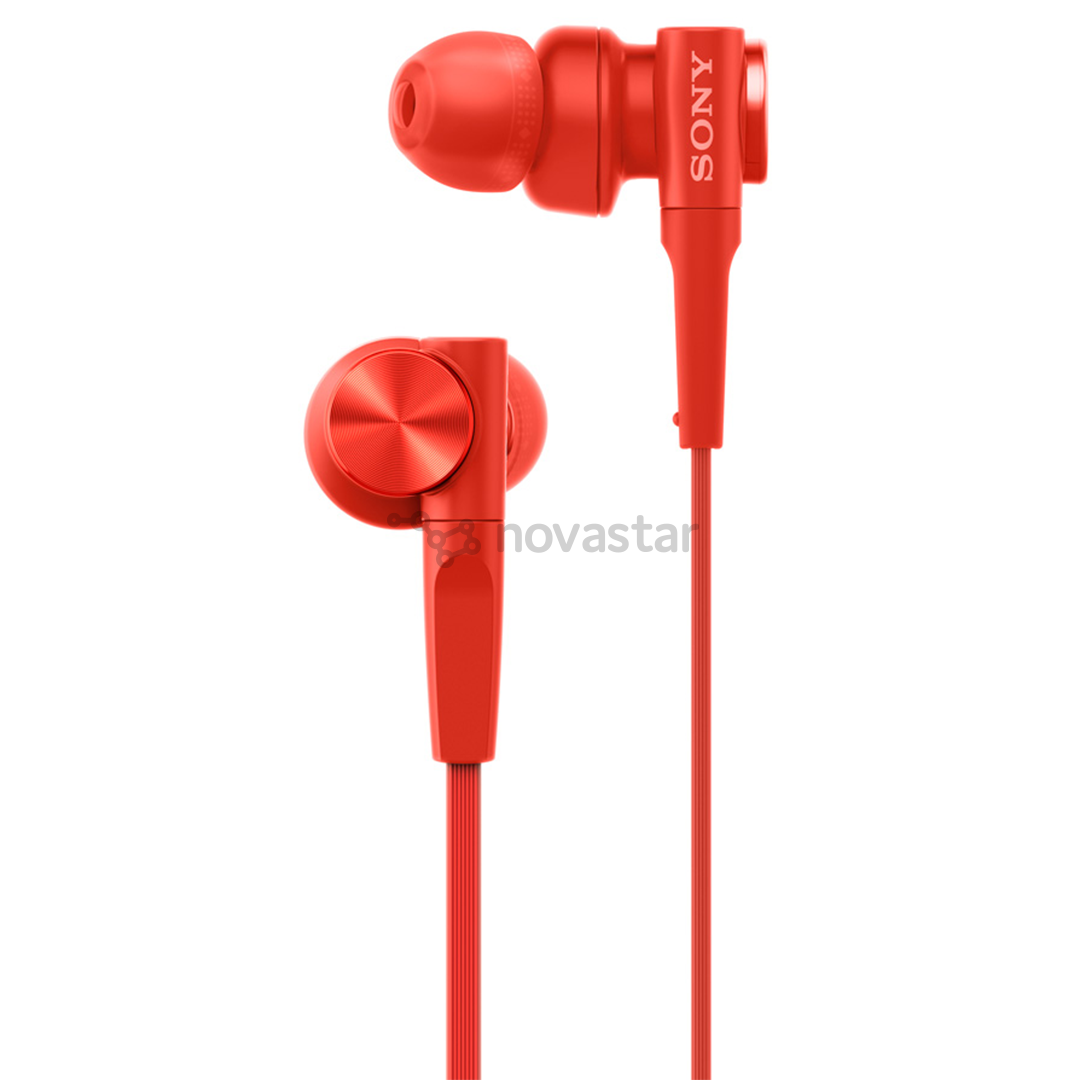 Ausinės Sony MDR-XB55AP Extra Bass, Raudonos