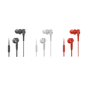 Ausinės Sony MDR-XB55AP Extra Bass, Raudonos