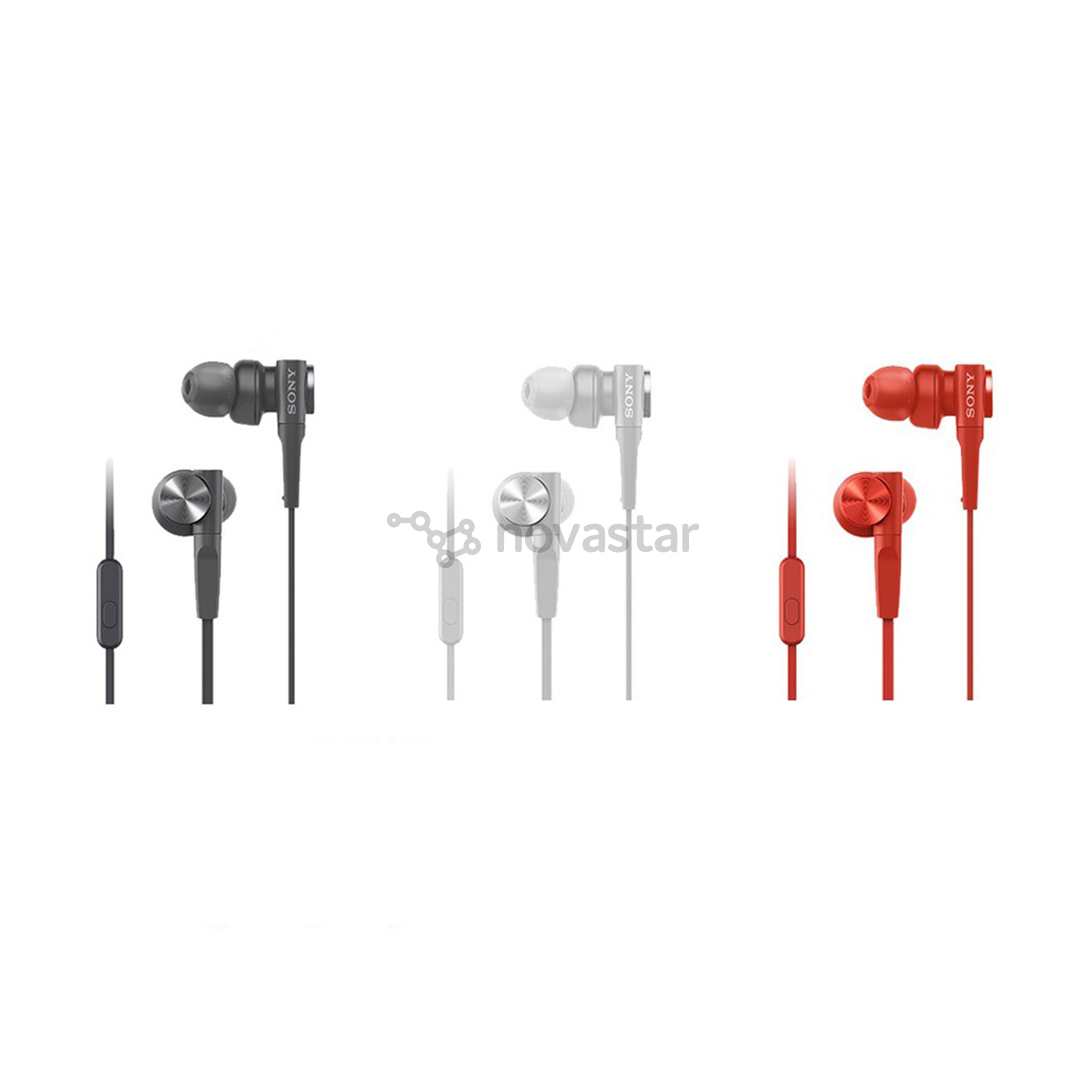 Ausinės Sony MDR-XB55AP Extra Bass, Raudonos