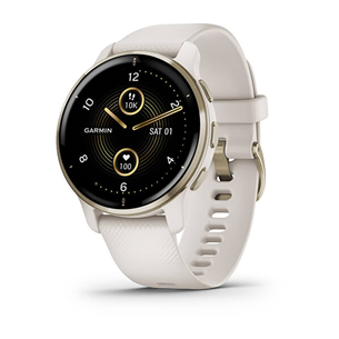 Išmanusis laikrodis Garmin Venu 2 Plus, White cream 010-02496-12
