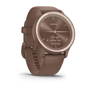 Garmin vivomove Sport, black walnut - Hybrid smartwatch