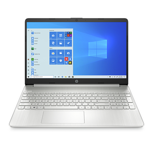 HP Laptop 15s-eq2008no, FHD, Ryzen 3, 8 ГБ, 256 ГБ, серебристый - Ноутбук