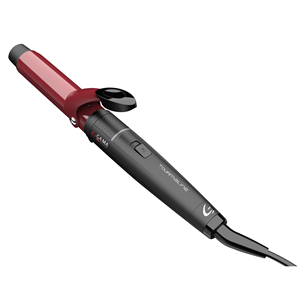 GA.MA TOURMALINE 33, diameter 33 mm, 220 °C, black/red - Curling iron