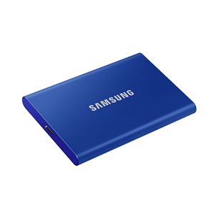 Samsung T7, 2 ТБ, USB 3.2, синий - Внешний накопитель SSD